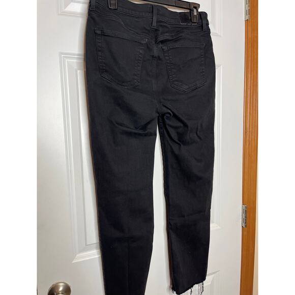 Edwin Women Size 29 Black Distressed Jeans - Picture 2 of 8